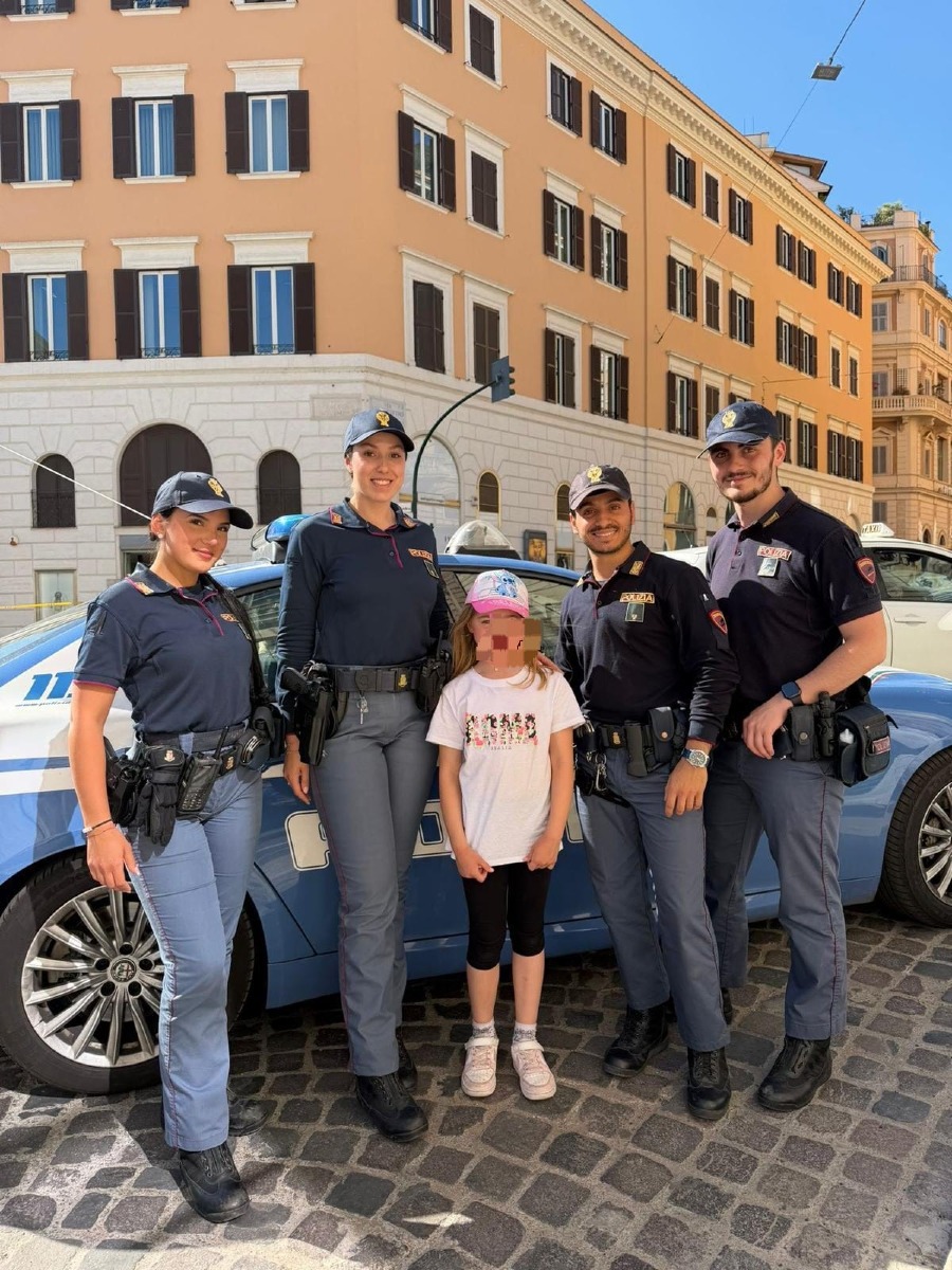 Raina 7 anni_ritrovata a Roma_Polizia1 