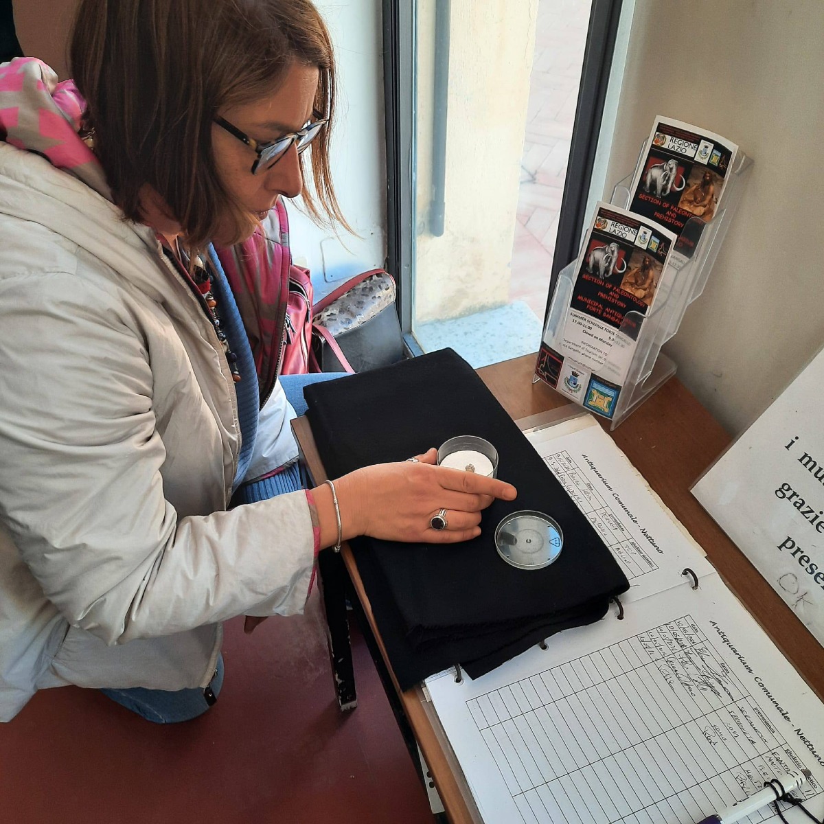 Antiquarium Comunale di Nettuno_studiosi in visita