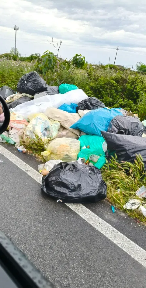 Rifiuti in via Genio civile