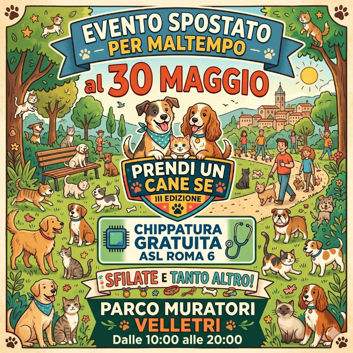 Prendi un cane se - evento Velletri