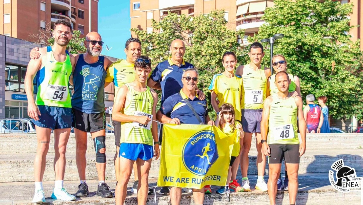 L’atletica apriliana protagonista alla 34esima edizione di “Sulle Orme di Enea” con la Runforever. - 