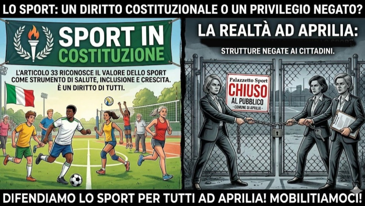 Aprilia, “non ci saremo agli eventi estivi”. Presa di posizione del Comitato per l’Emergenza Sport. - 