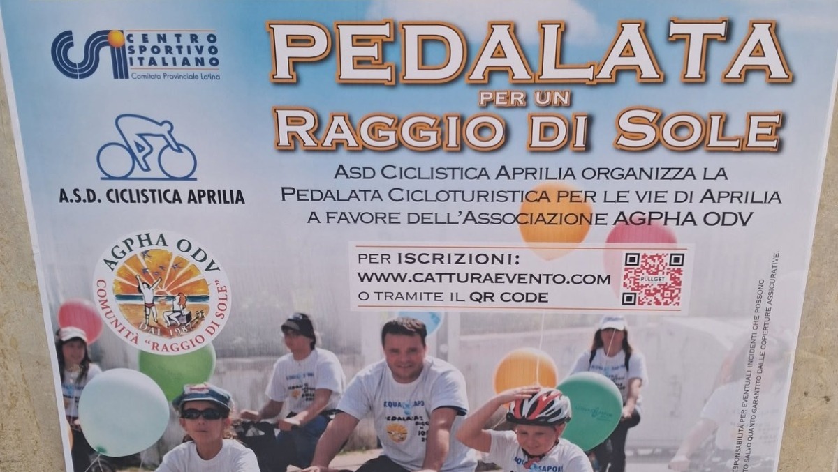 Aprilia - Tutto pronto per la "Pedalata per un Raggio di Sole” - 