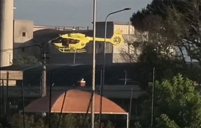 Aprilia, ciclista investito sulla Nettunense. Eliambulanza atterra sul posto. - 