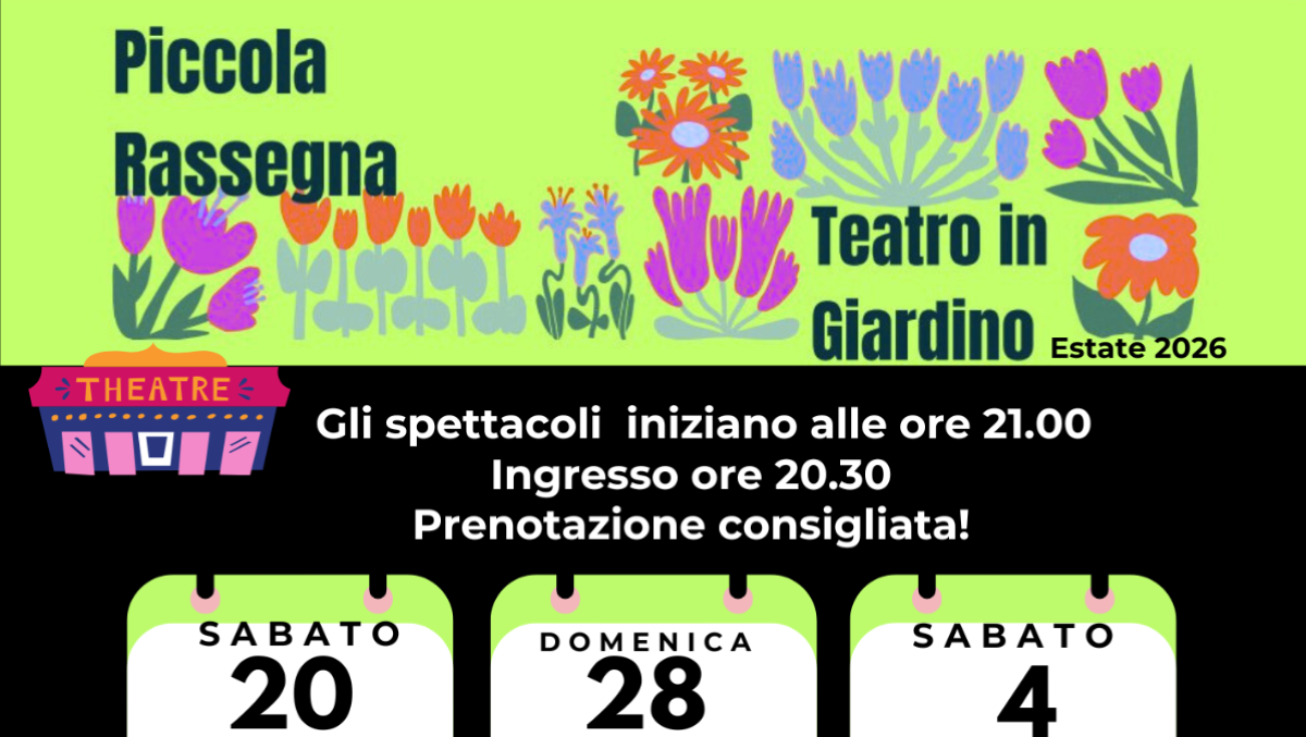Ad Anzio nasce la "Piccola rassegna di teatro in giardino" - 