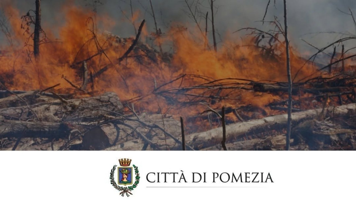 Rischio incendi boschivi. A Pomezia scatta l’ordinanza del Comune. - 