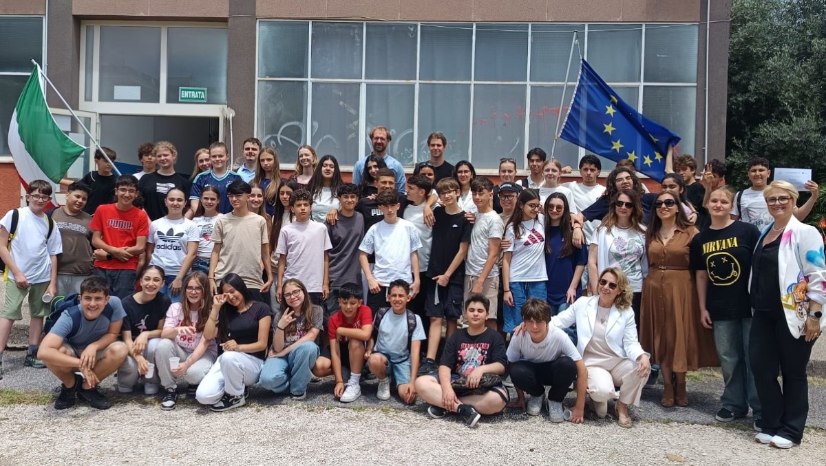 Aprilia - Scuola tedesca in visita alla "Gramsci": una settimana di emozioni - 