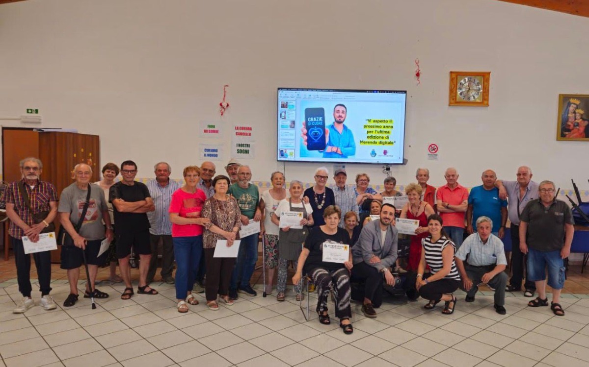 “Merenda Digitale” per i nonni del Centro Anziani di Campoleone. Conclusa la terza edizione. - 