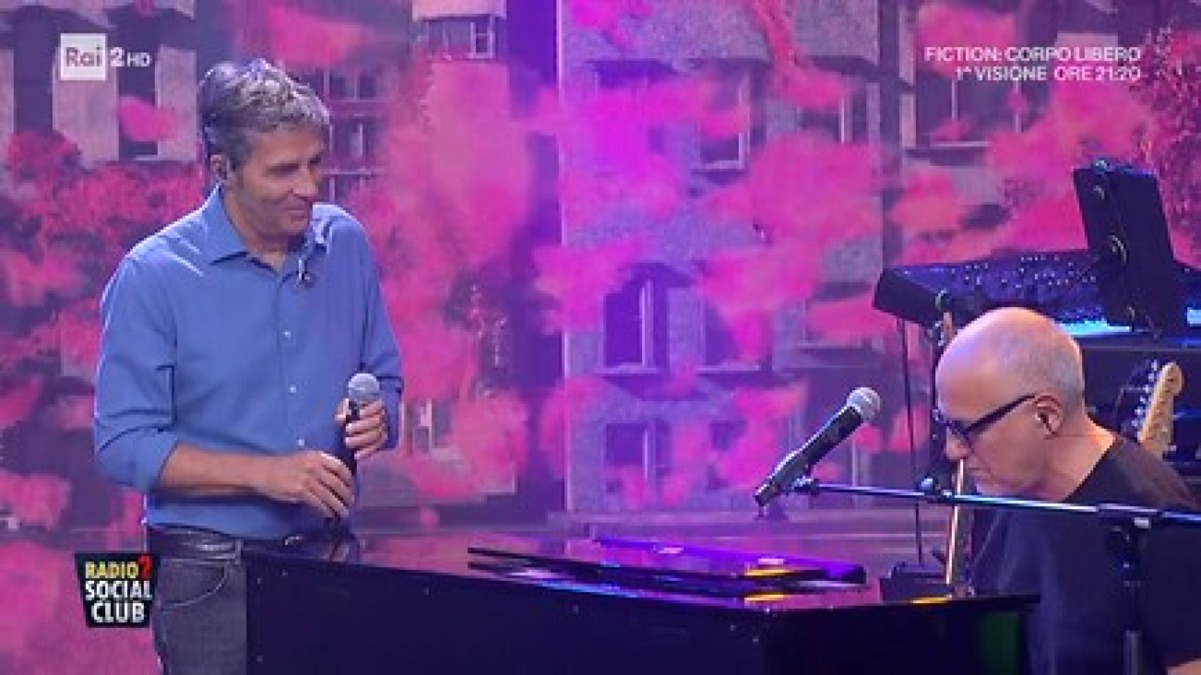 Danilo Rea e Luca Barbarossa per l'estate di San Felice Circeo - Foto Rai 2