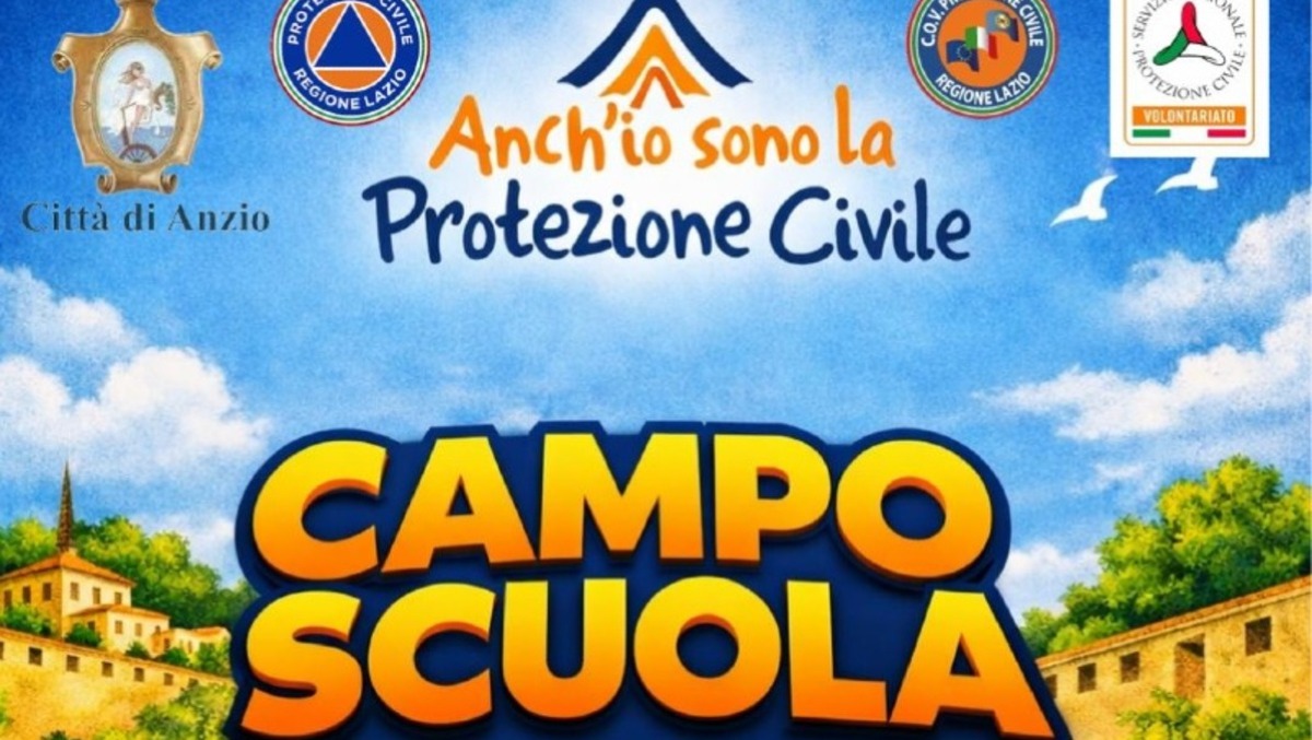 La Città di Anzio, per la prima volta, ospita volta il campo scuola “Anche io sono la Protezione civile”. - 