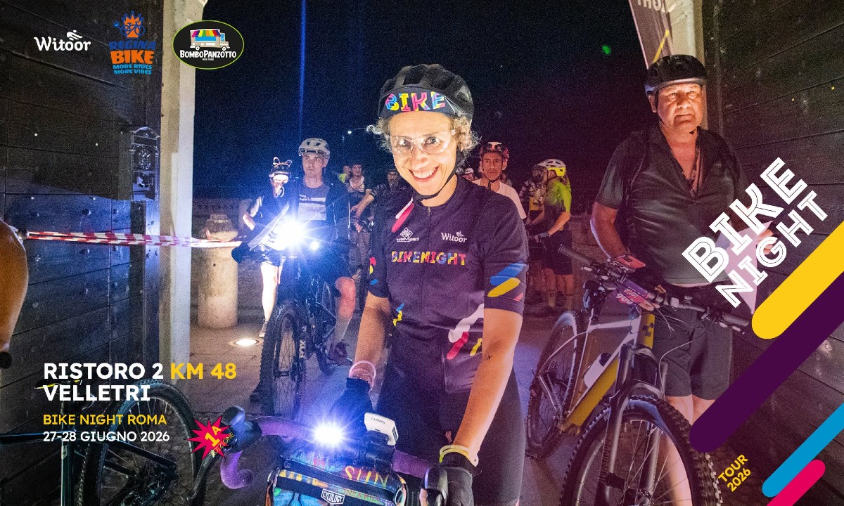 Il tour di pedalate notturne "Bike Night Roma" attraversa Velletri e Latina. - 