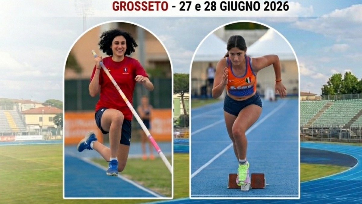 Due atlete della Scuola di Atletica Runforever Aprilia a Grosseto  - 