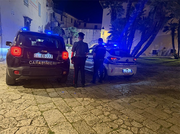 Carabinieri San Felice Circeo - controllo notturno