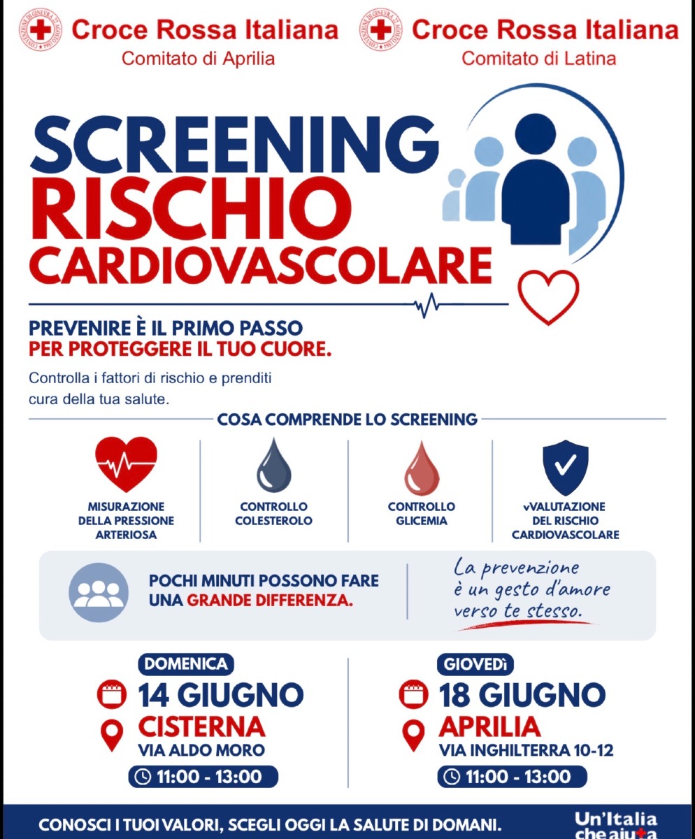 Croce Rossa - screening cardiovascolare