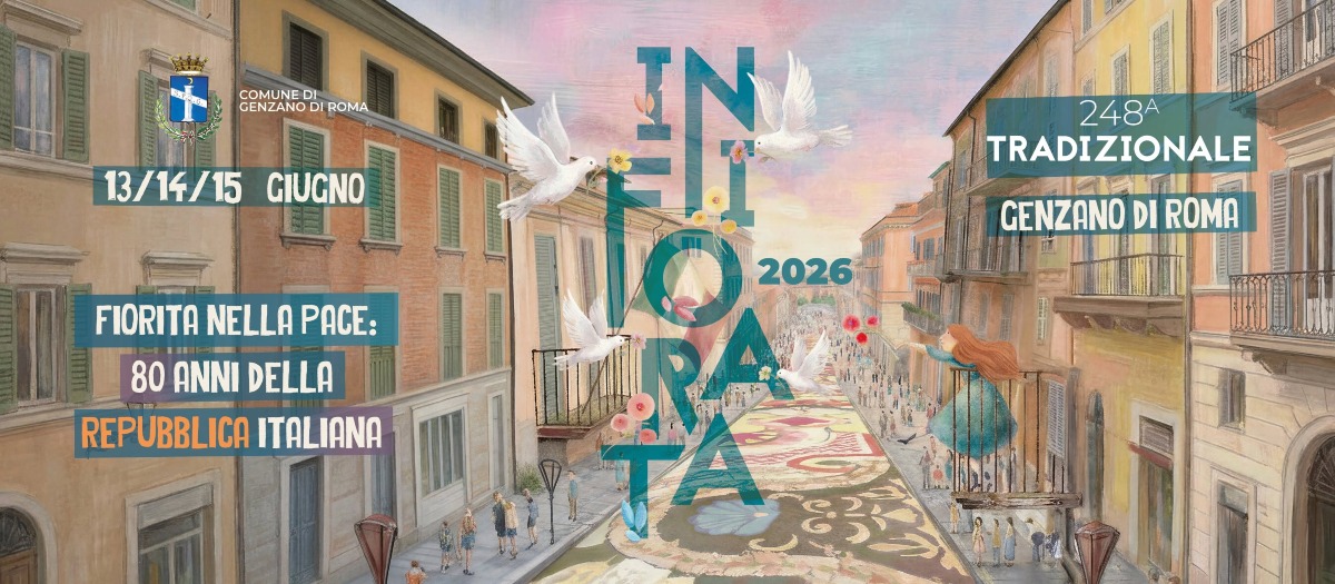 Infiorata di Genzano 2026 - locandina
