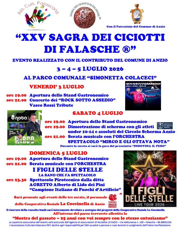 Sagra Ciciotti Falasche Anzio 2026