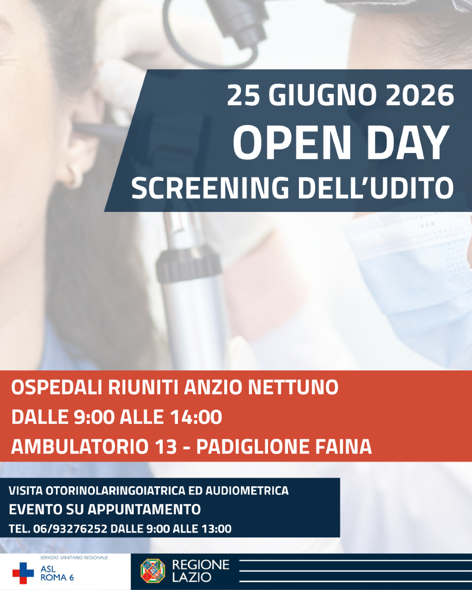 SCREENING OTORINOLARINGOIATRICO Anzio