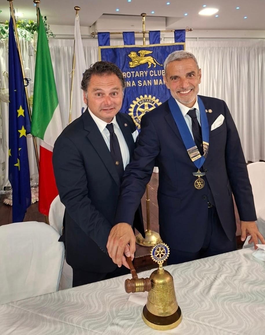 Alessandro La Viola e Pier Giorgio Marinelli - Rotary club Latina San Marco