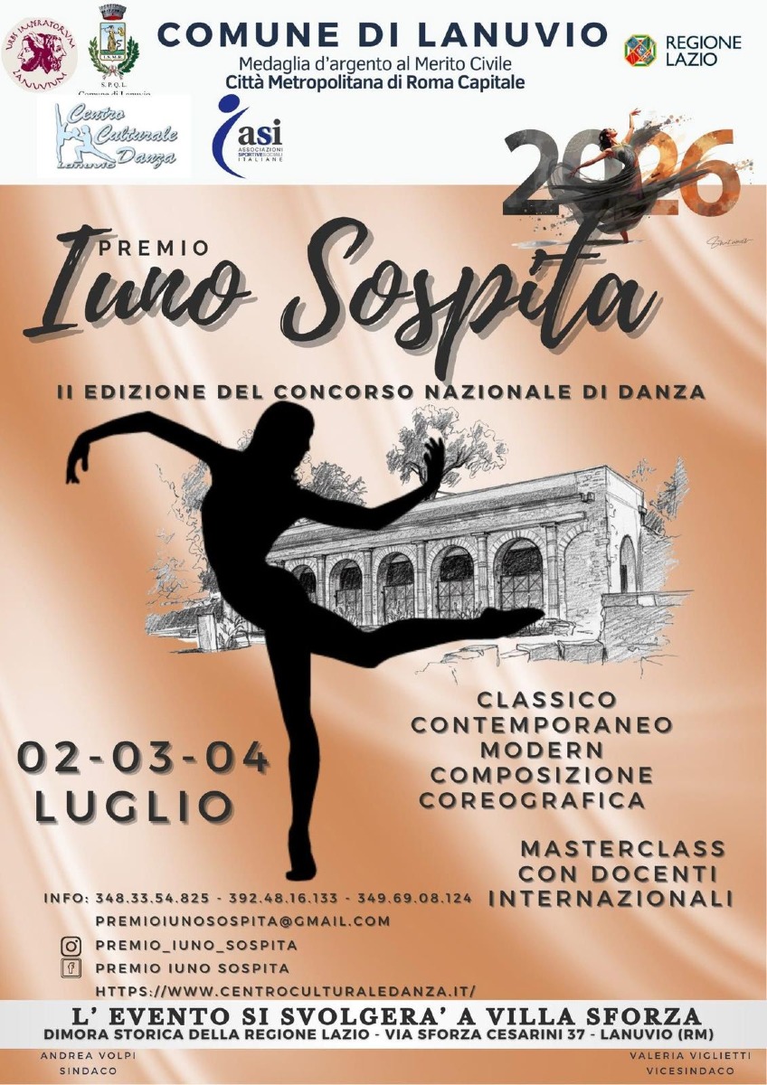 Premio Iuno Sospita 2026