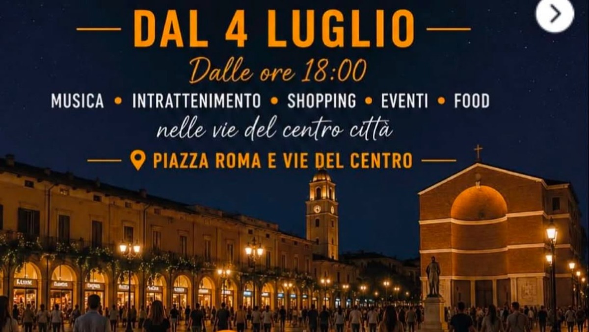 Saldi estivi al via: Aprilia si popola per la Notte Bianca dello shopping. - 
