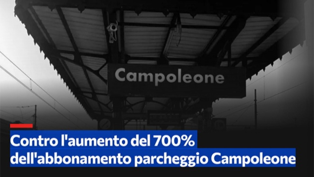 Rincari del 700% per il parcheggio della stazione di Campoleone: parte una nuova raccolta firme. - 