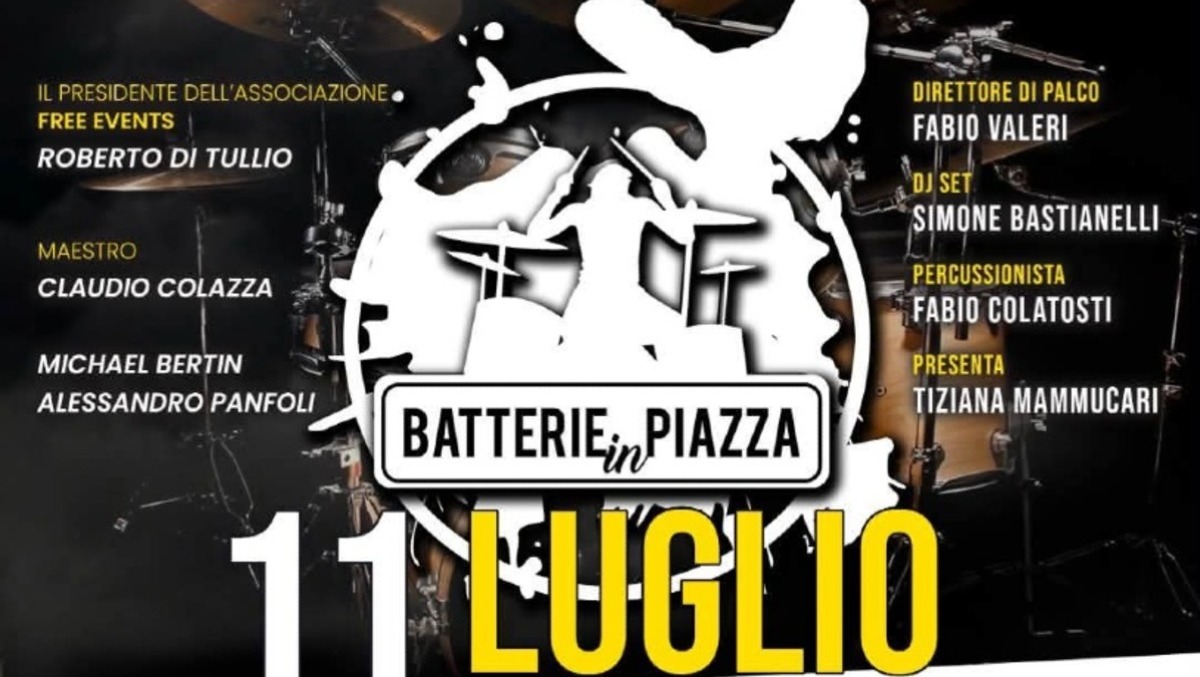 Batterie in piazza: musica, energia e solidarietà a Lariano - 