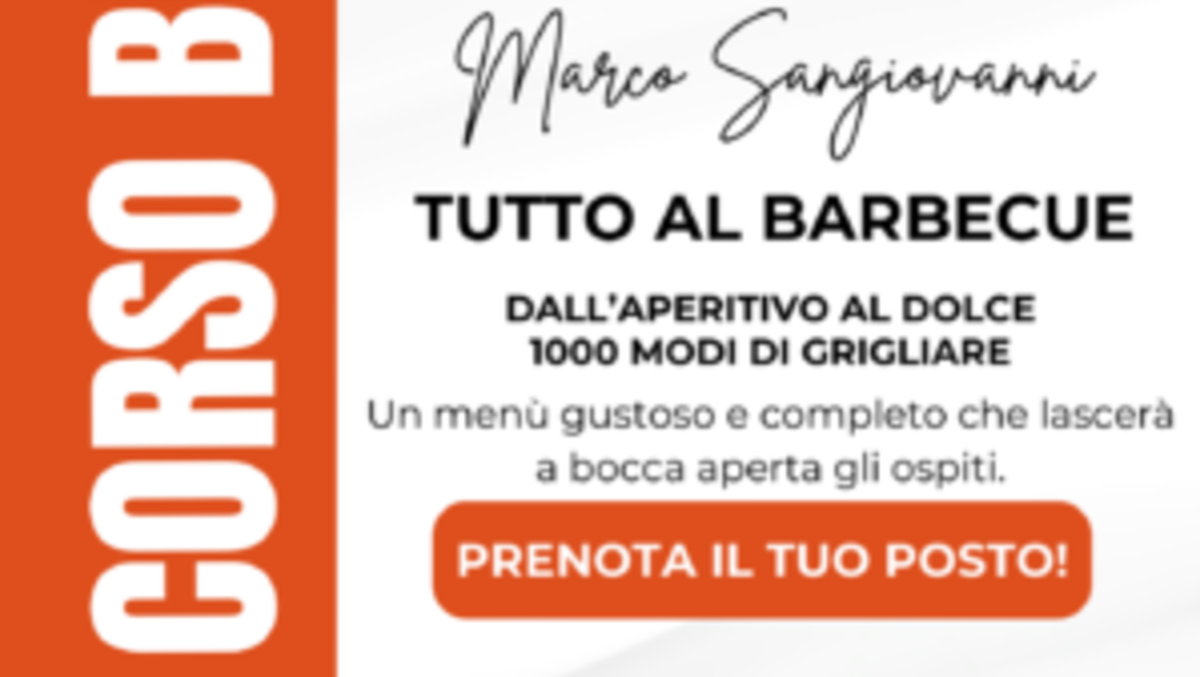 Nettuno, dall'aperitivo al dessert, tutto al barbecue: un corso oggi da "Francesco Nardini Energie Rinnovabili". - 