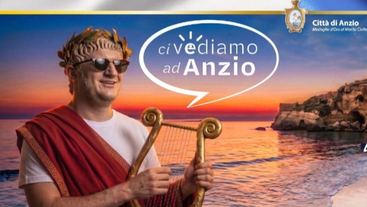 “Mentre Roma bruciava ad Anzio si è spento il correttore”: ironia dell'opposizione sui manifesti con Nerone.  - 