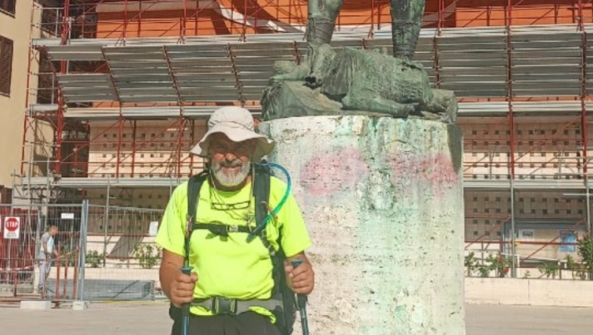 Da Canterbury a Piazza San Pietro: l'impresa da record dell'apriliano Panfilo Fischione. - 
