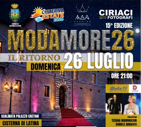 ModAmore, torna l'incanto sulla scalinata di palazzo Caetani - 