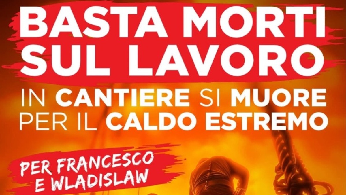Morti sul lavoro nel Lazio, sindacati oggi in presidio davanti alla Prefettura di Latina.  - 