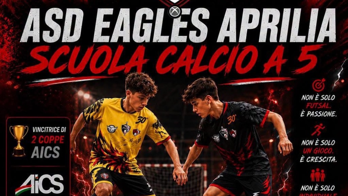 Aprilia - "La notte dello sport", anche la Eagles Calcio a 5 in piazza  - 