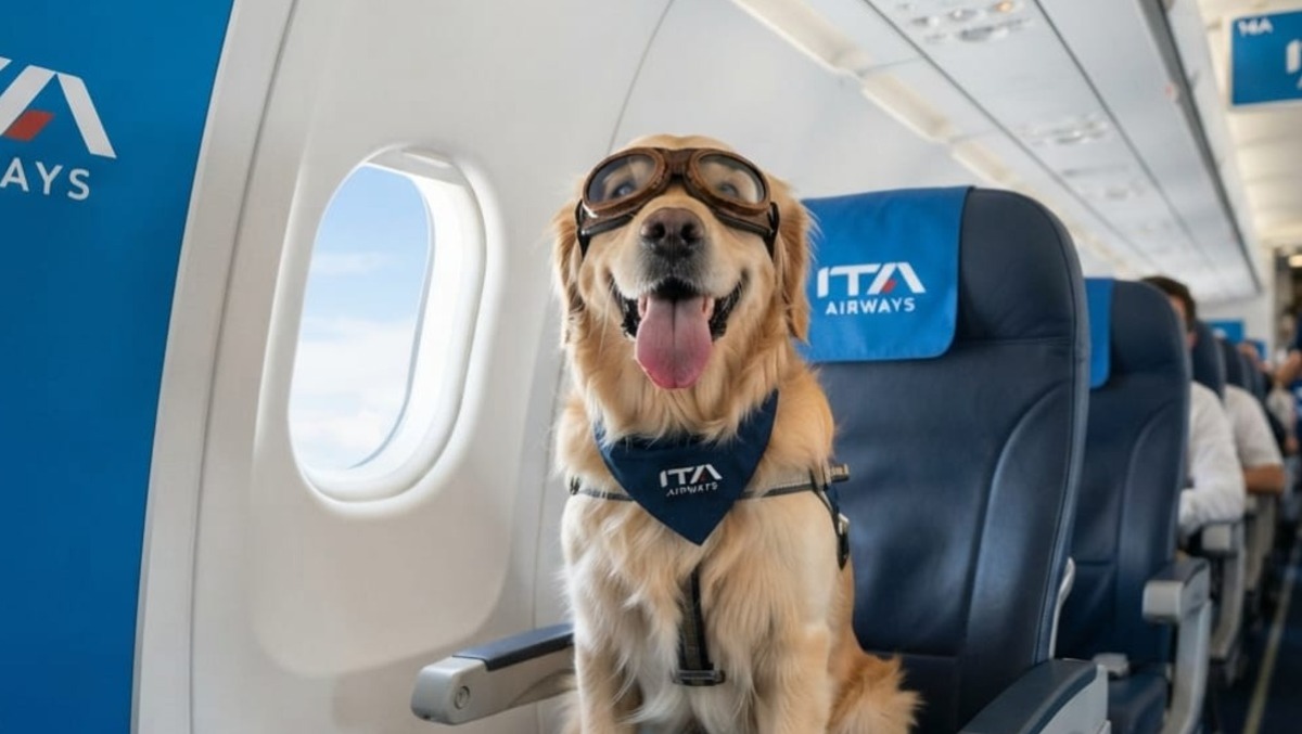  Anche i cani di taglia grande in cabina: la novità di ITA Airways - 