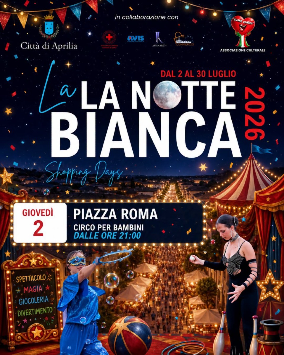 Notti Bianche Aprilia - Shopping Days