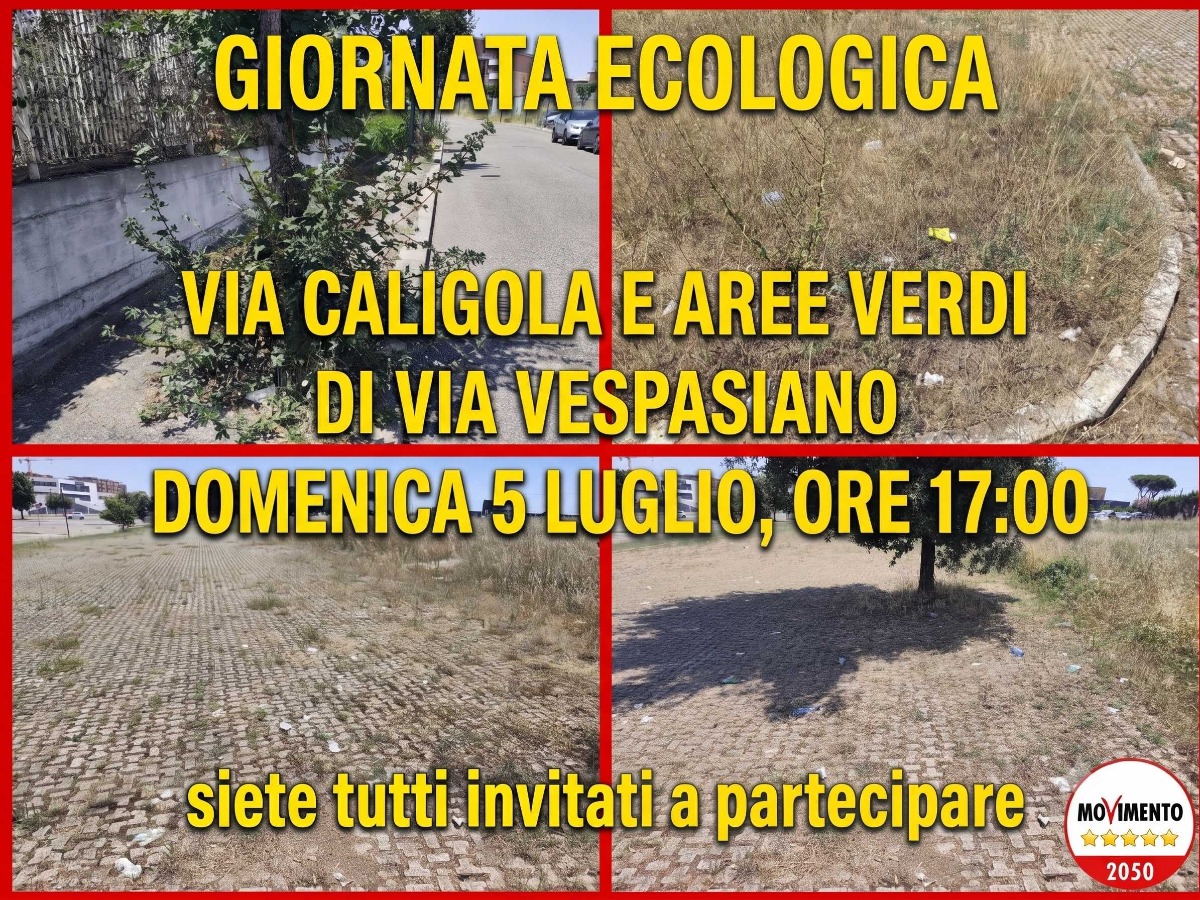 Giornata Ecologica  Movimento 5 Stelle Aprilia