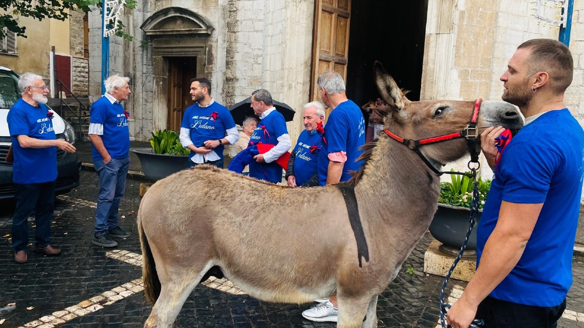 SAN LIDANO, L'ASINO BATTEZZATO