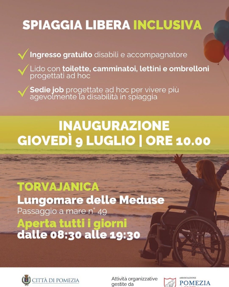 Spiaggia inclusiva Torvaianica