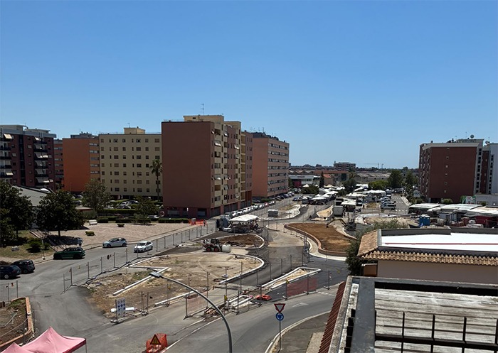Aprilia Cantiere via Ugo La Malfa_foto luglio 2026