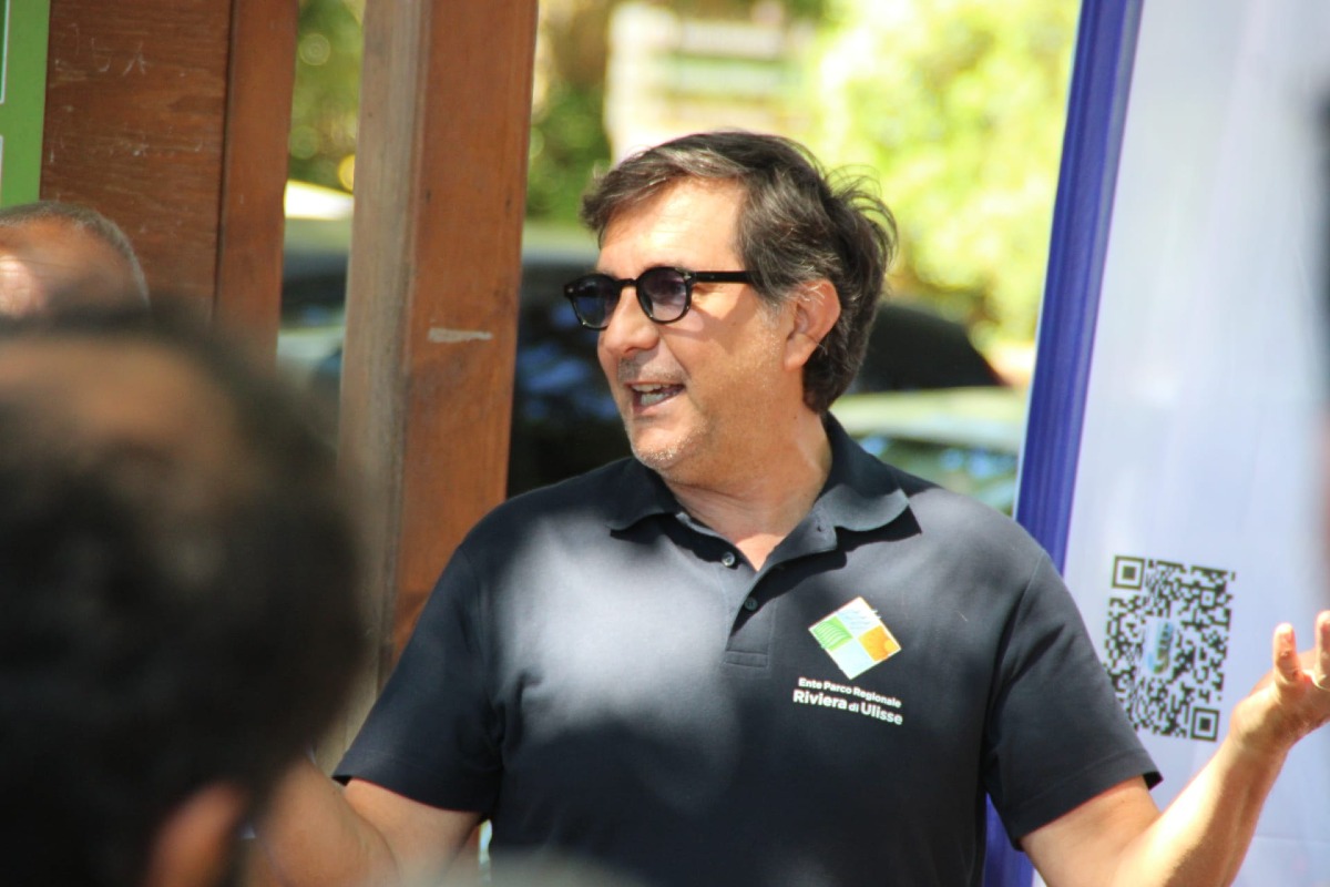 Presidente dell'Ente Parco Regionale Riviera di Ulisse, Massimo Giovanchelli