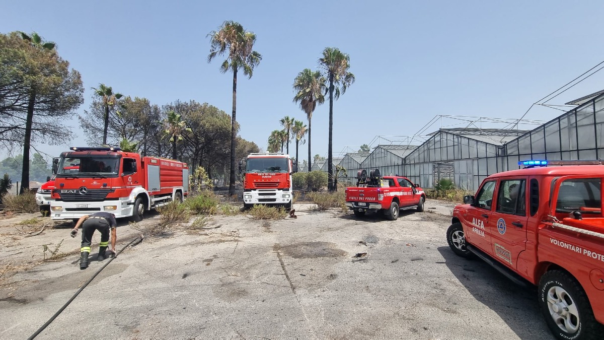 Incendio in via Torre del Padiglione