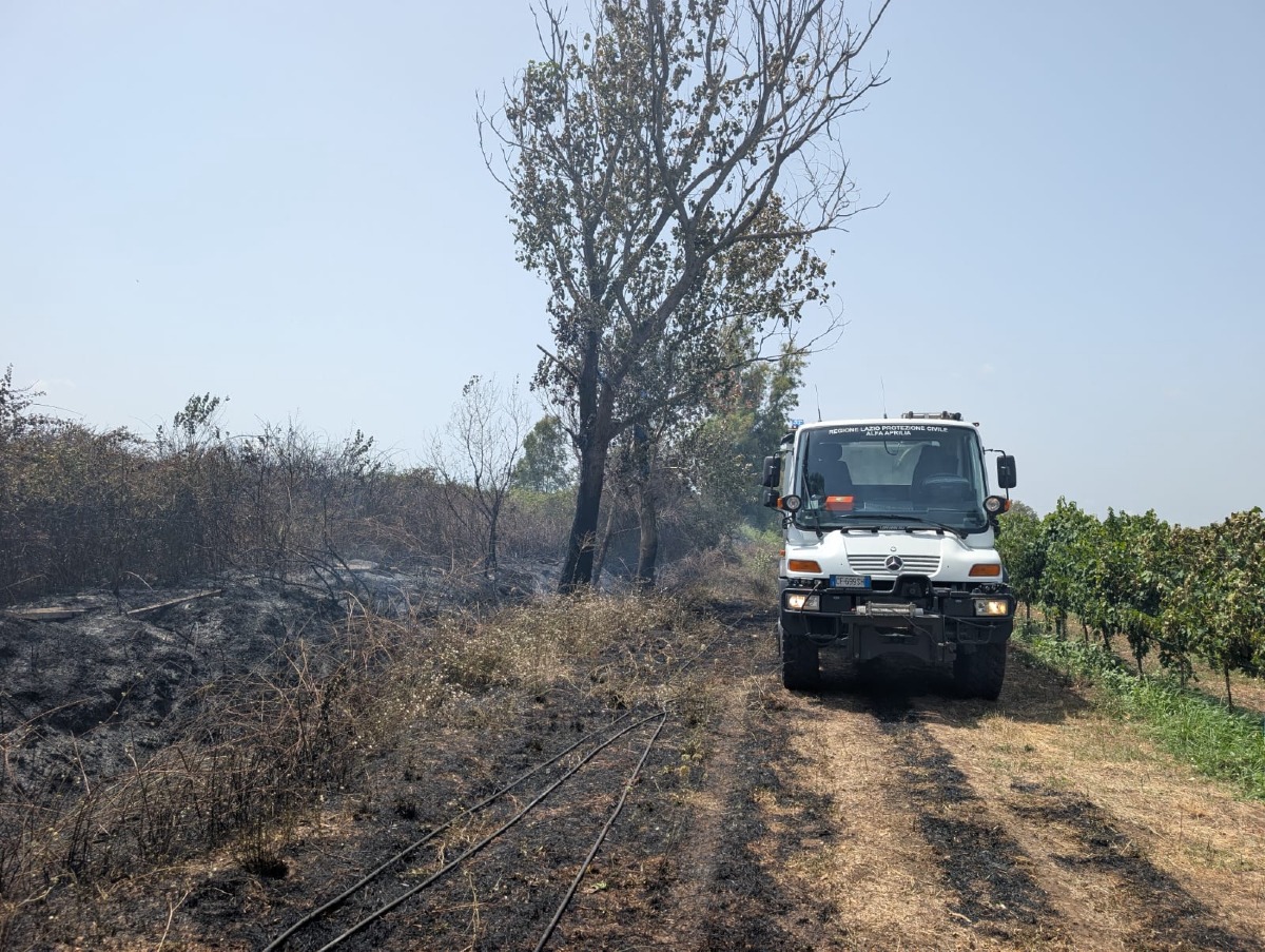 Incendio via Torre de Padiglione - intervento 19 luglio