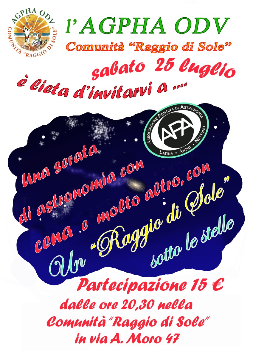 Agpha Aprilia - Cena sotto le Stelle