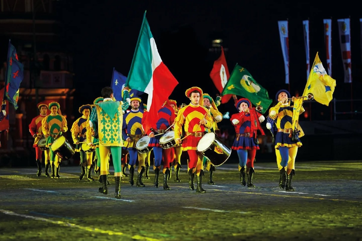 Storici Sbandieratori delle Contrade di Cori - evento 50 anni