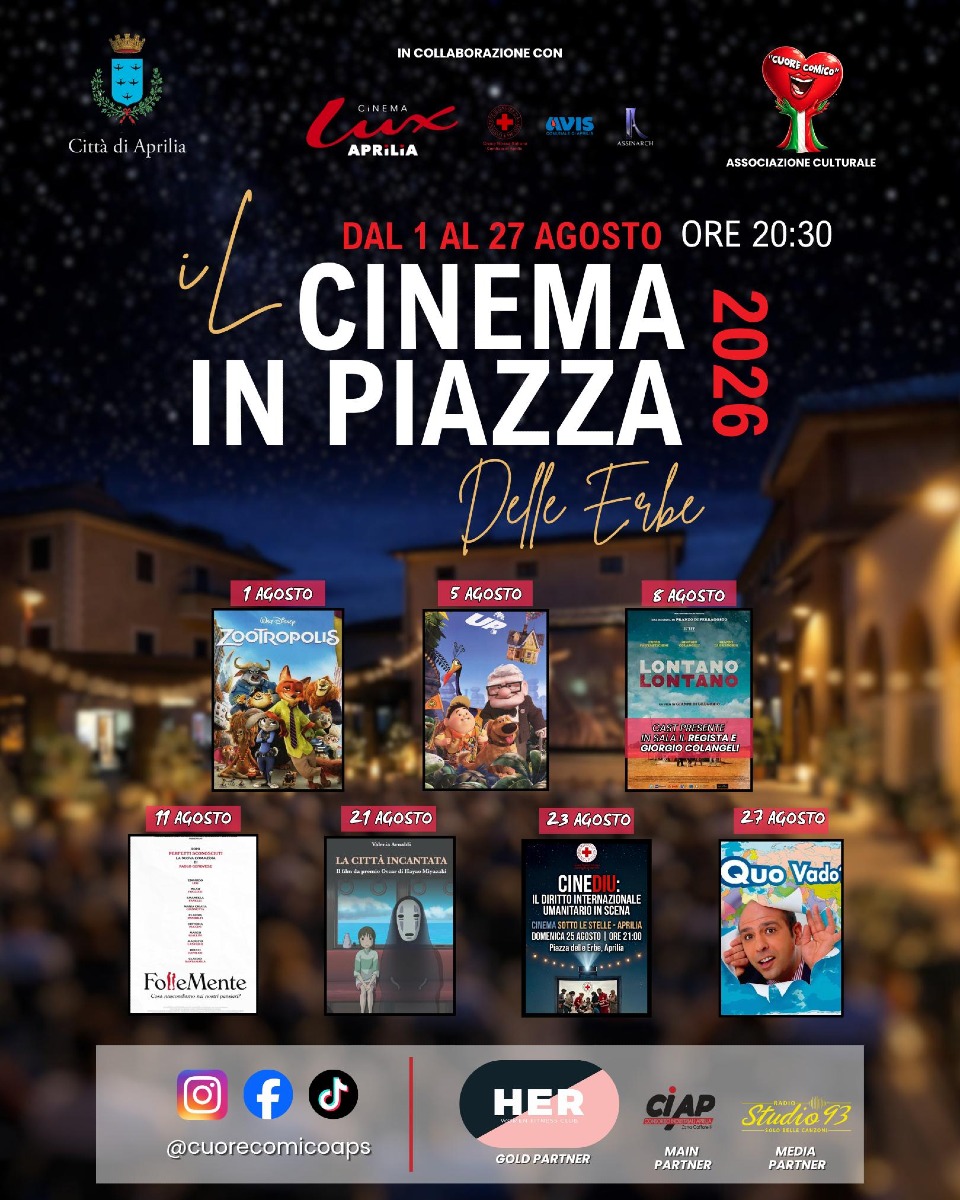 Cinema sotto le stelle Aprilia_loc 2026