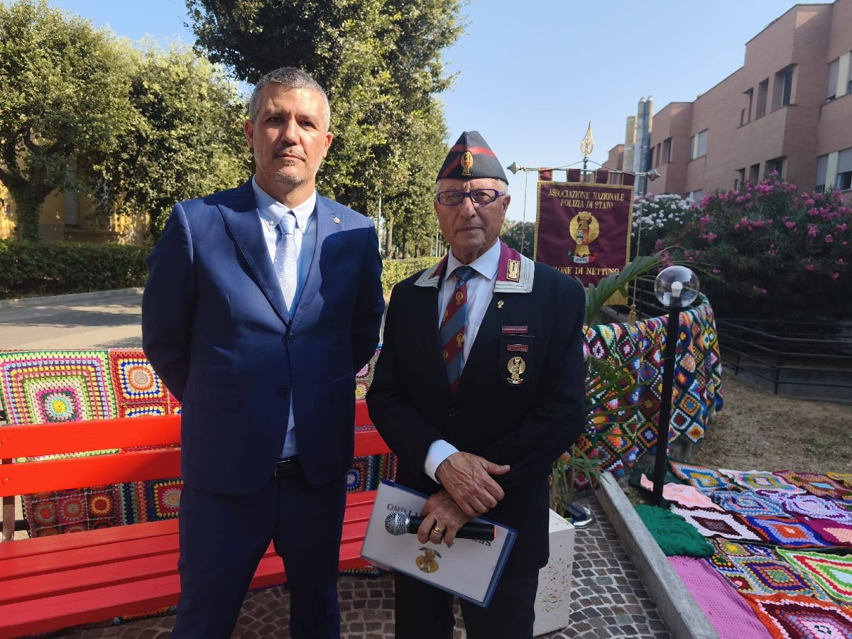 Istituto per Ispettori Polizia Nettuno_inaugurazione Panchina Rossa