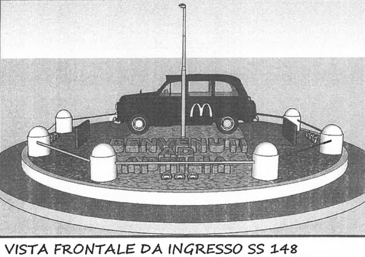 Aprilia - Ragusa: "Rimossa l'auto alla rotatoria di via Mascagni, resta il degrado" - 