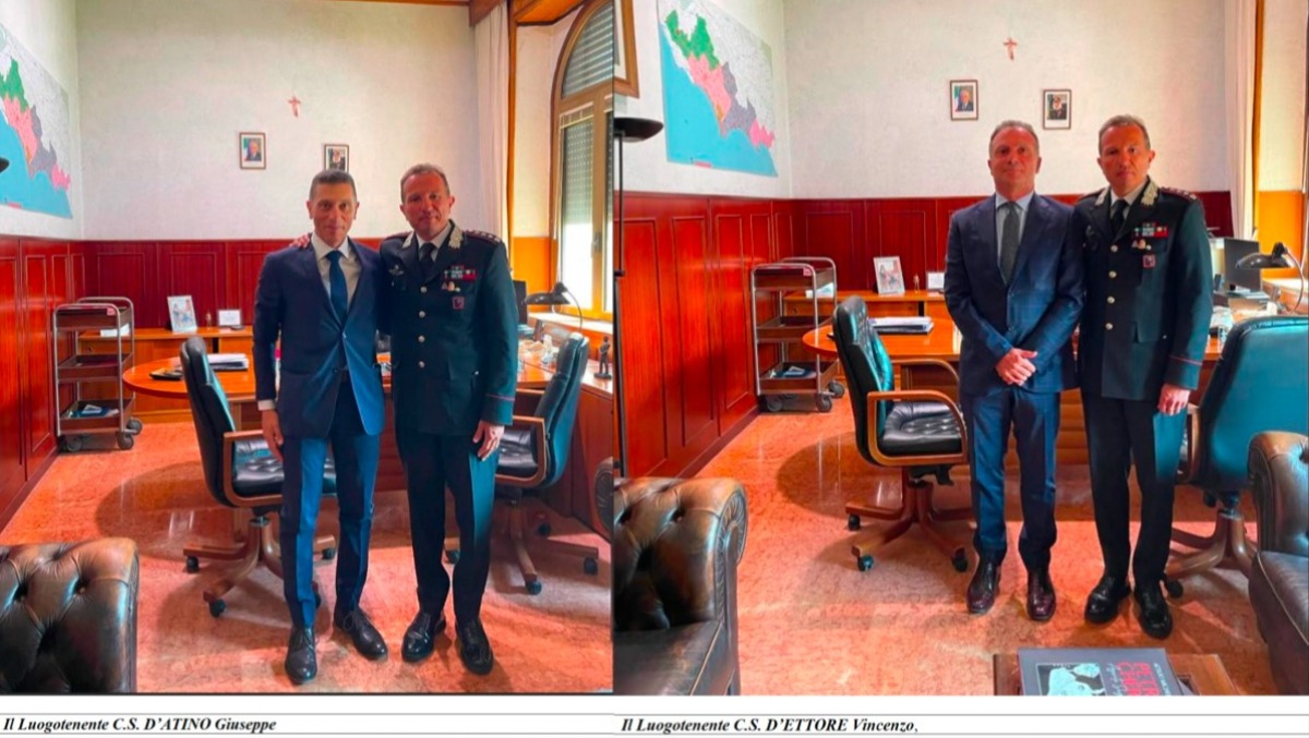 Il saluto ai Luogotenenti D’Atino e D’Ettore - 