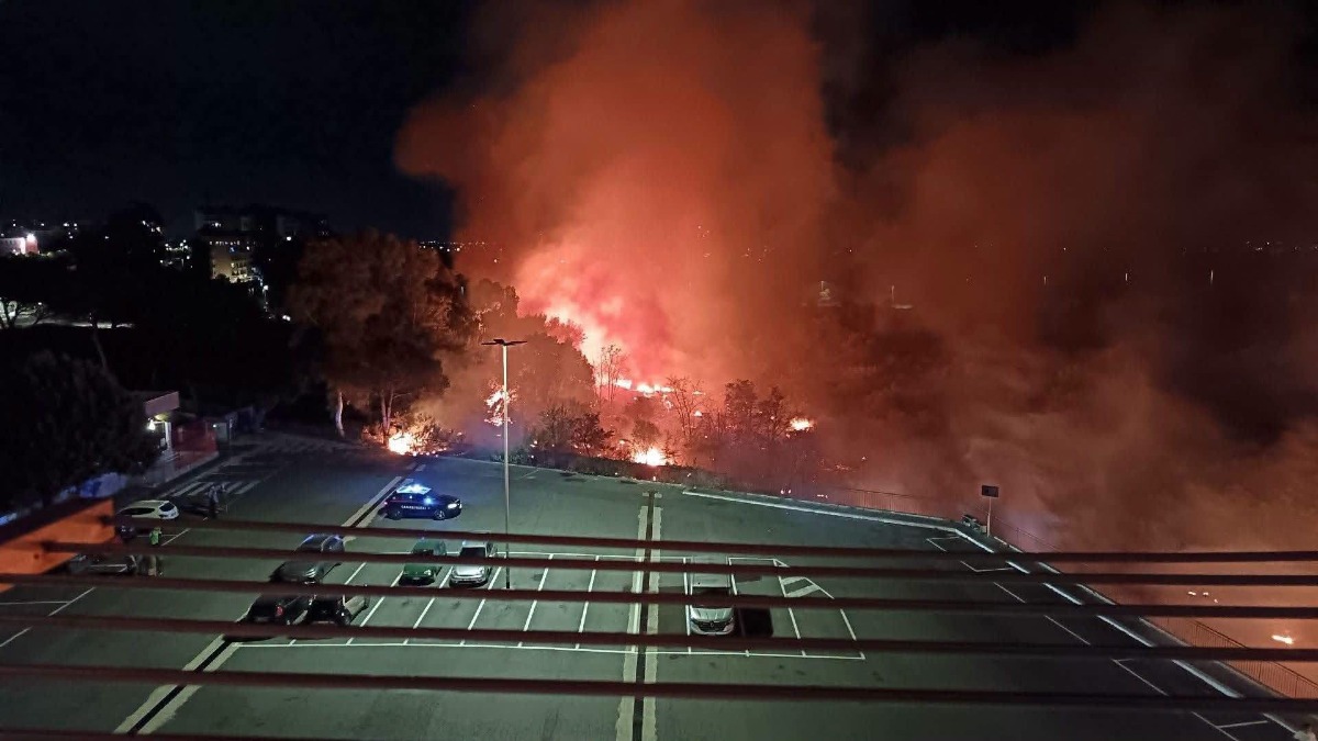 Incendio a Pomezia (VIDEO) - 