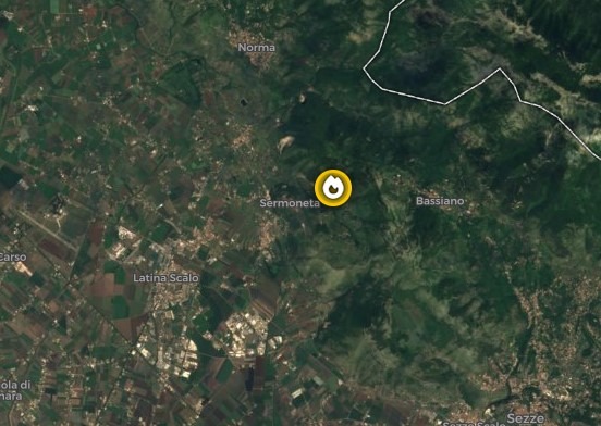 Sermoneta, ancora fiamme - 