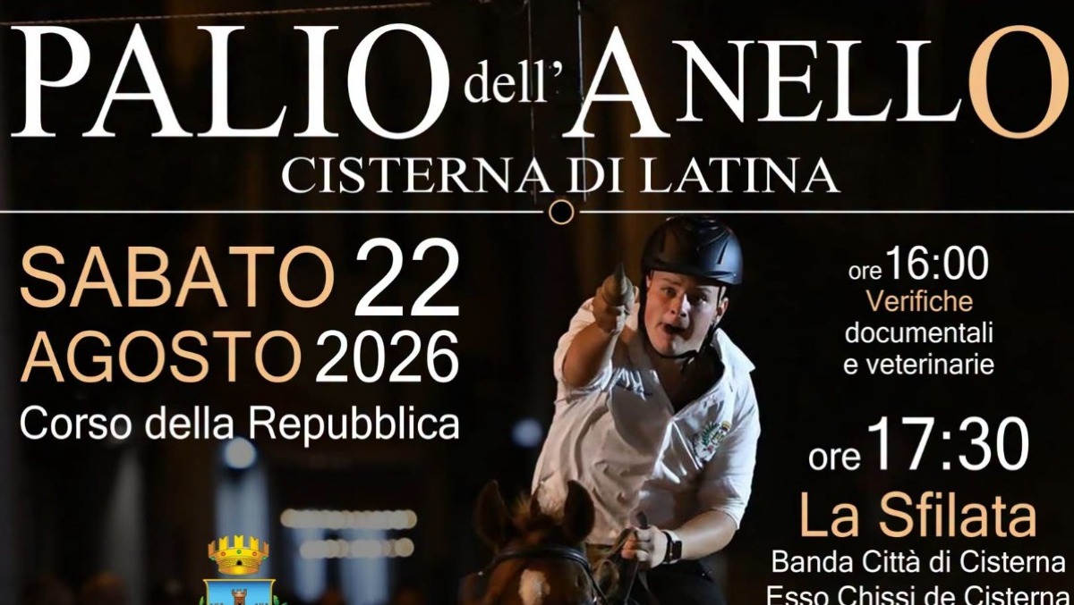 A Cisterna si corre il Palio dell'Anello - 